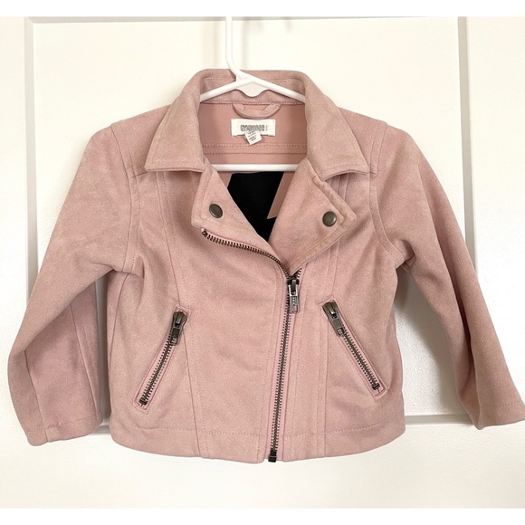 Gymboree Pink Suede Jacket 18-24 mos - Picture 2 of 5
